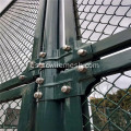 Valla de alambre de PVC verde para campo deportivo